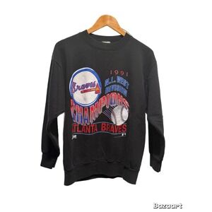 Vintage 1991 Atlanta Braves NL West Division Champions Sweatshirt – XL